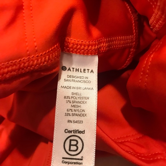 Athleta orange cropped leggings - Picture 5 of 7